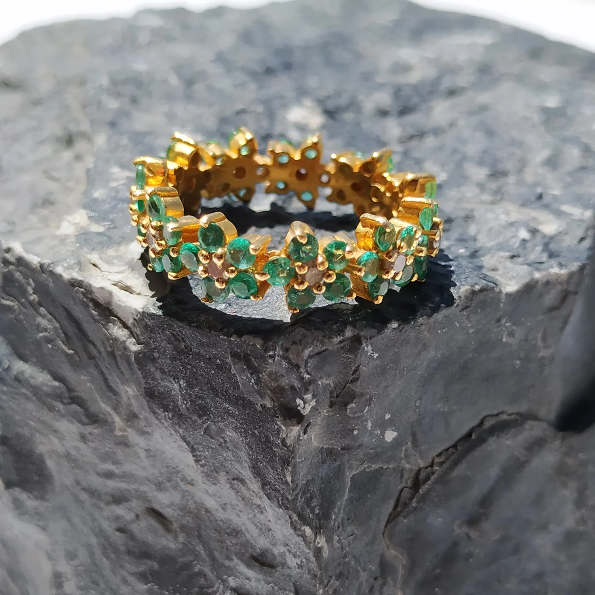 Buy Emerald Rings Online for Women | Haute Facets