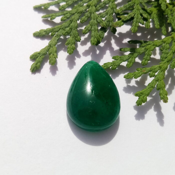 Emerald Pear Cabochon