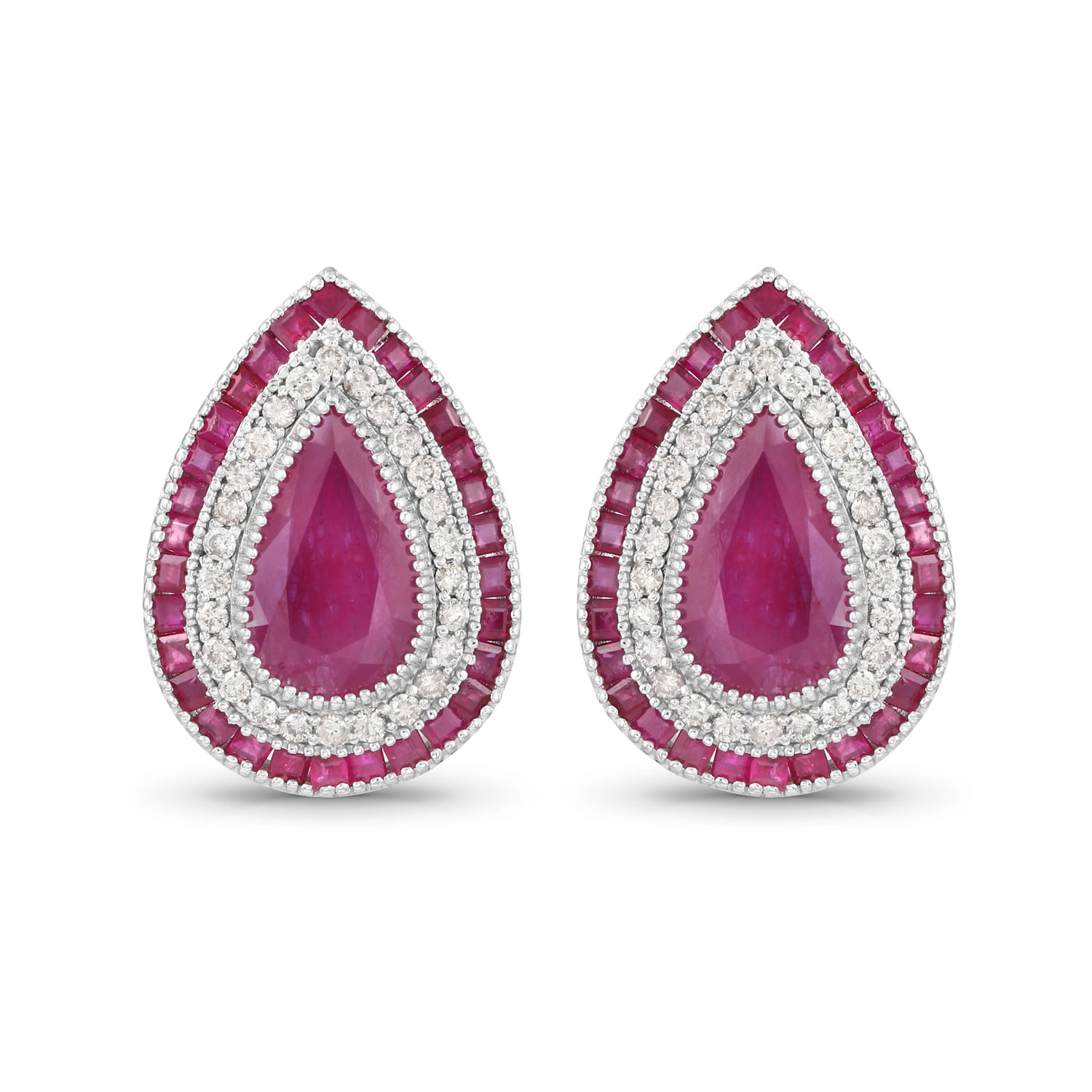 Vintage Ruby Earrings – Ziva Jewels