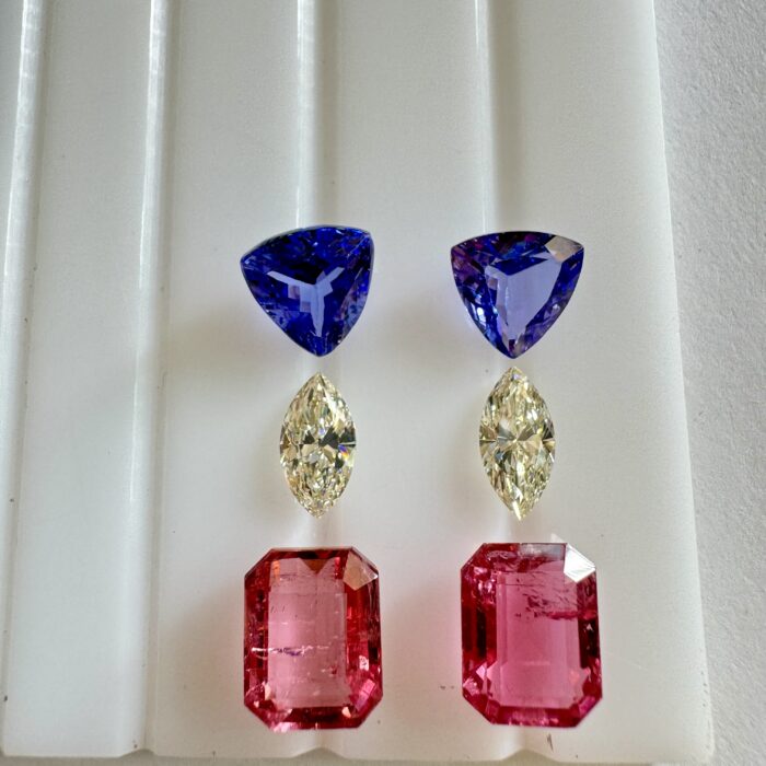 Tanzanite Trillion Cut Pair