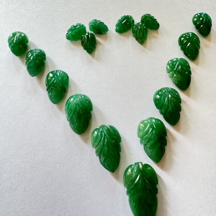 Emerald Leaves Carving Layout