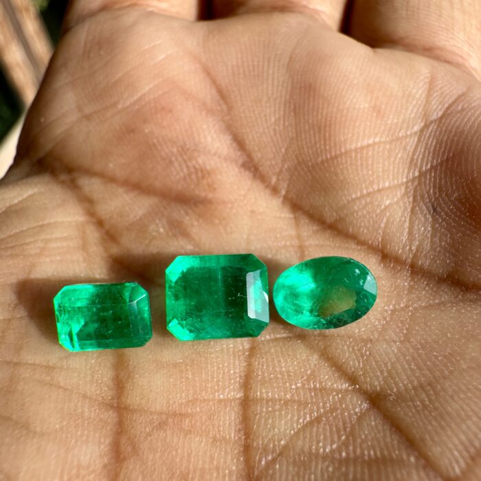 Emerald Cut 3 Piece