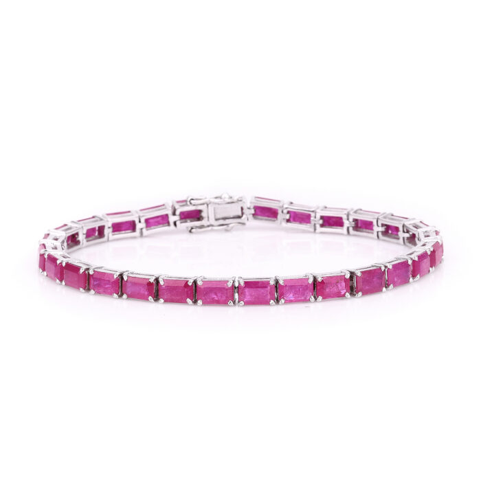 Mozambique Ruby Tennis Bracelet