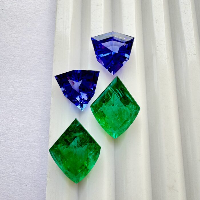 Emerald Fancy 10 CT Pair