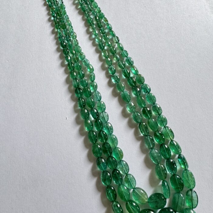 Emerald Maniya Necklace 3 Strings