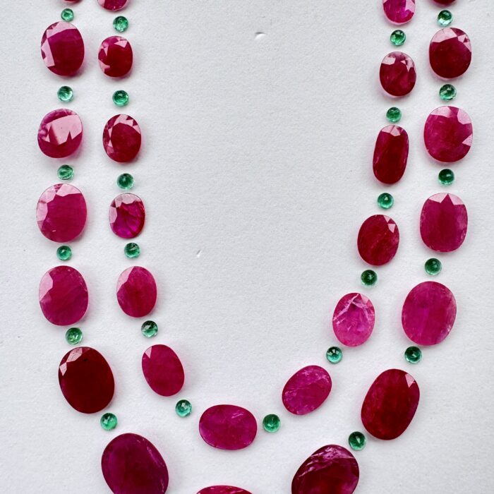 Mozambique Ruby Oval 97.56 CT / 28 Piece Layout