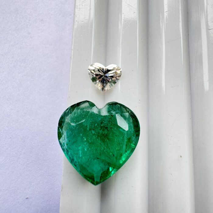 Emerald Heart 6.45 CT