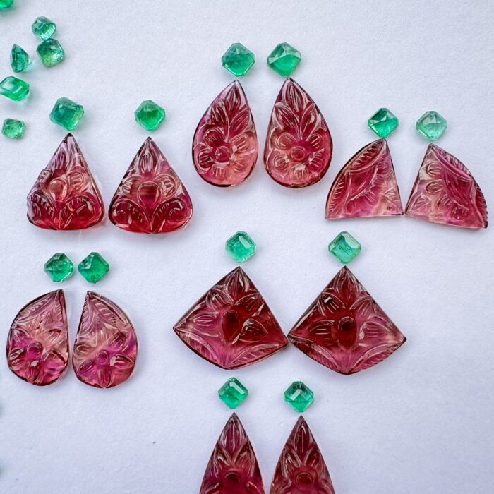 Emerald Square Octagon 6 Pairs