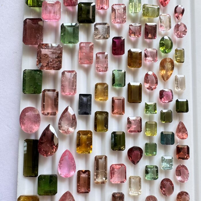 Multi Tourmaline Cut Lot 340.72 CT / 164 Piece