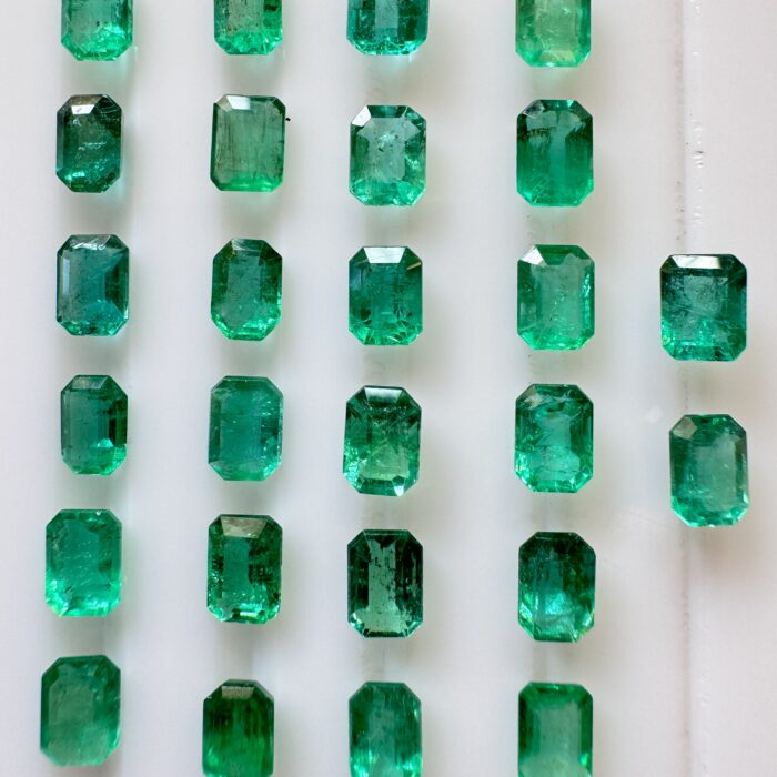 Emerald Octagon 5*7 mm Lot