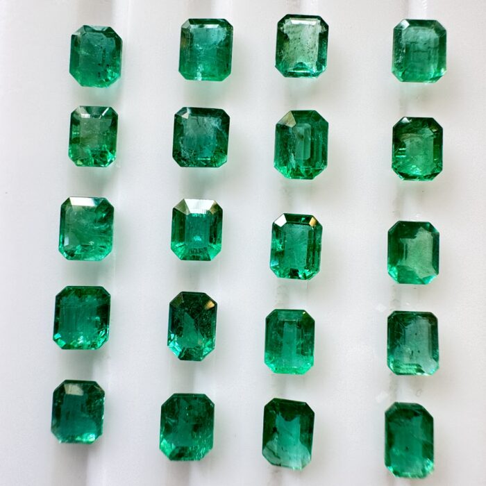 Emerald Octagon 5*6 mm Lot