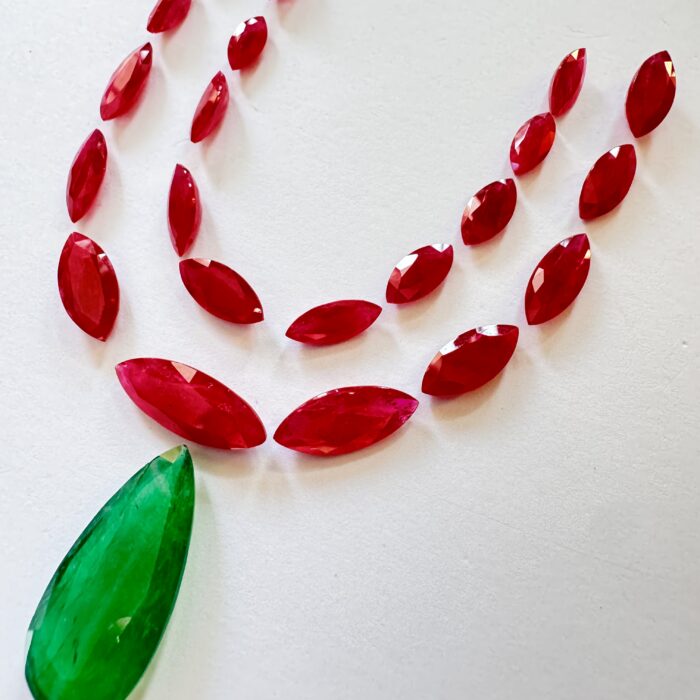 Zambian Emerald Pear 17.61 CT