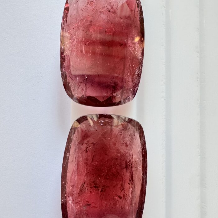 Pink Tourmaline Cushion 128.40 Pair