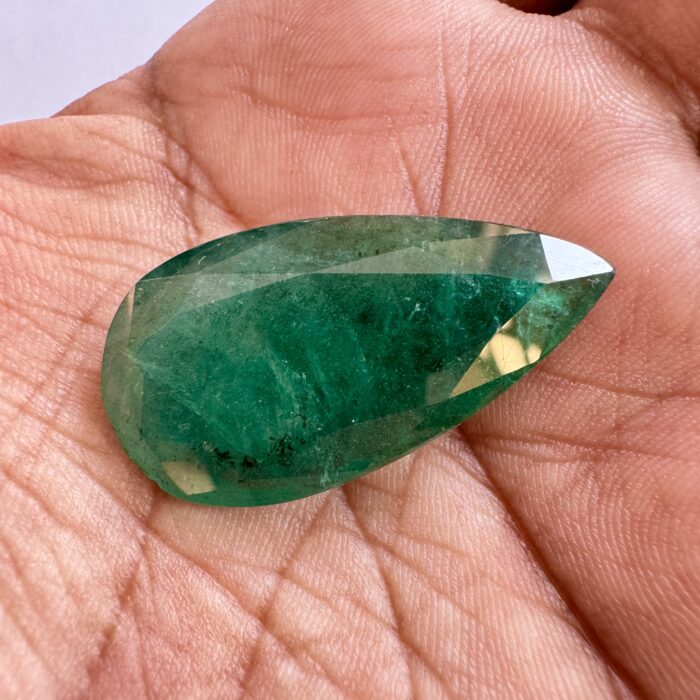 Zambian Emerald Pear 31.85 CT