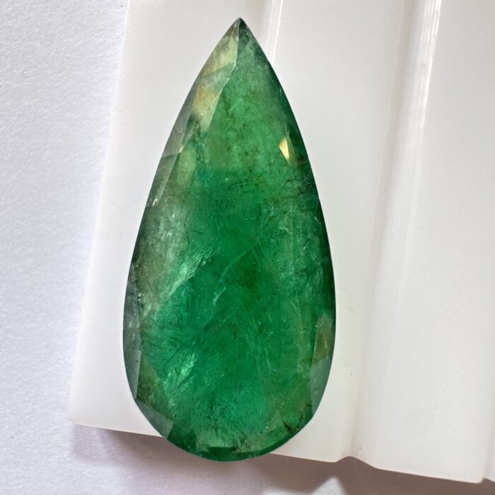 Zambian Emerald Pear 28.05 CT