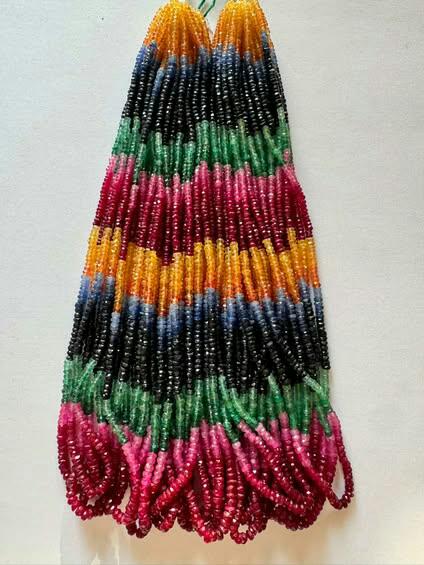 Multi Precious Beads 1216 CT / 28 Strings