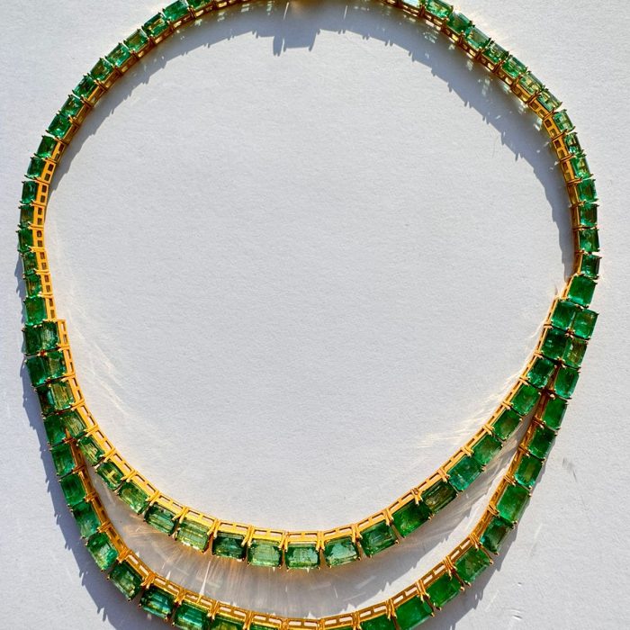 EMERALD NECKLACE OCTAGON