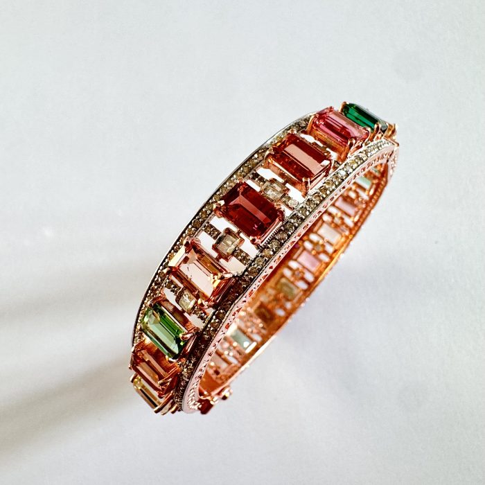 Multi Tourmaline Bangles