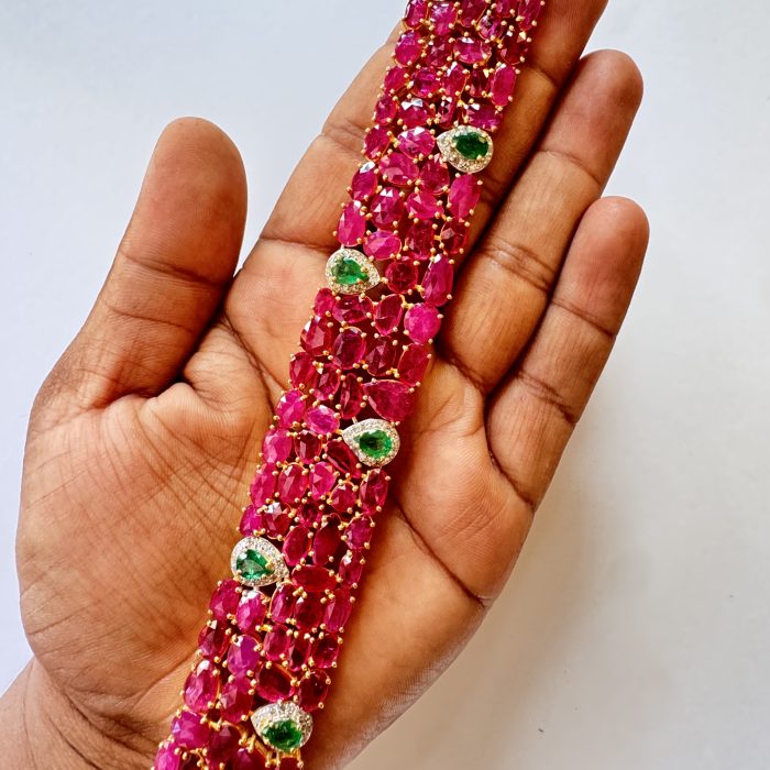 Mozambique Ruby Bracelet