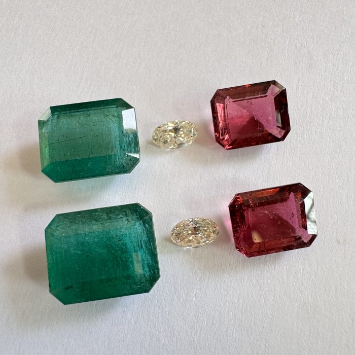 Emerald Octagon Pair 29.55 CT