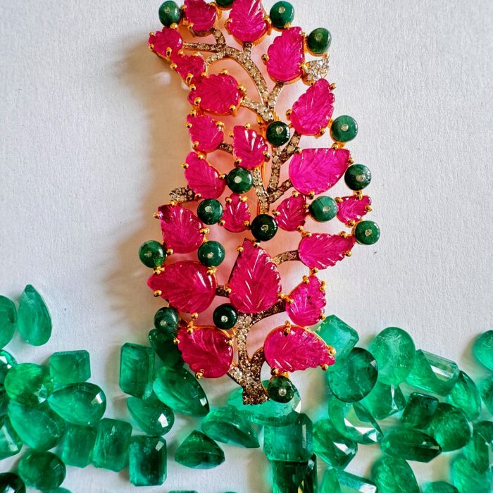 Ruby Brooch