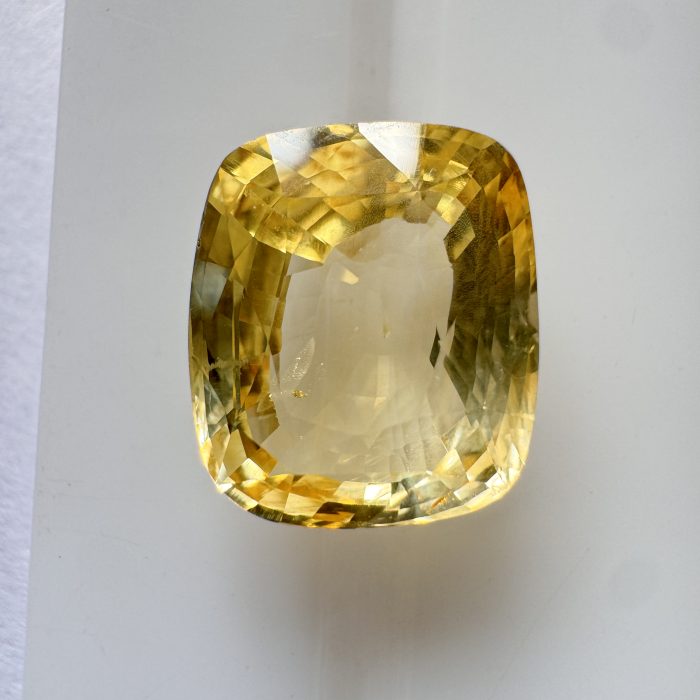 Yellow Sapphire Cushion